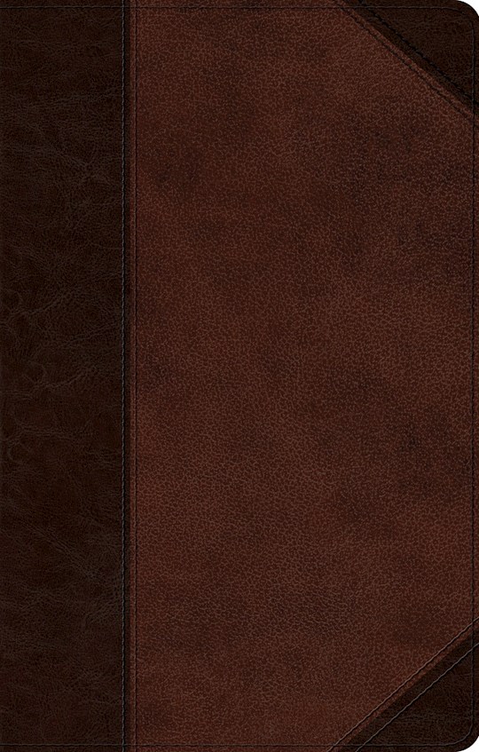ESV UltraThin Bible-Brown/Walnut Portfolio Design TruTone | SHOPtheWORD