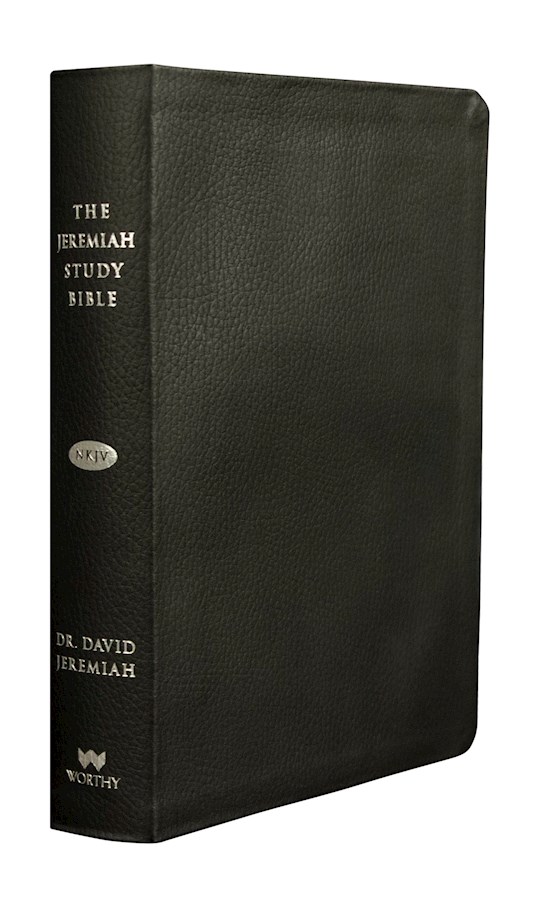 NKJV Jeremiah Study Bible-Black Genuine Leather | SHOPtheWORD
