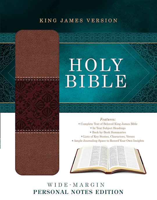 KJV Wide-Margin Personal Notes Bible-Tan/Brown DiCarta | SHOPtheWORD