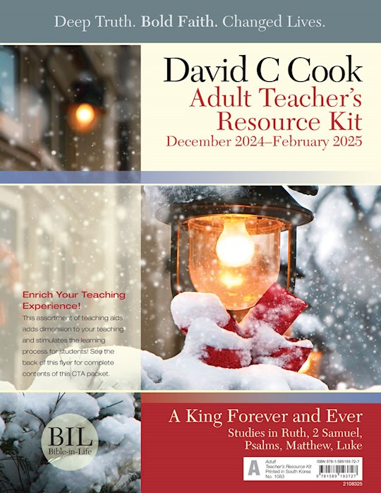 Bible-In-Life/Reformation Press Winter 2020-2021: Adult Comprehensive Bible Study Teacher's Resource Kit (#1083) | SHOPtheWORD