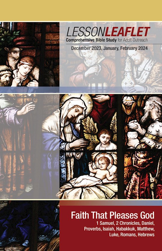 Bible-In-Life/Echoes/Reformation Press Winter 2020-2021: Adult Comprehensive Bible Study Lesson Leaflet (#1086,5086) | SHOPtheWORD