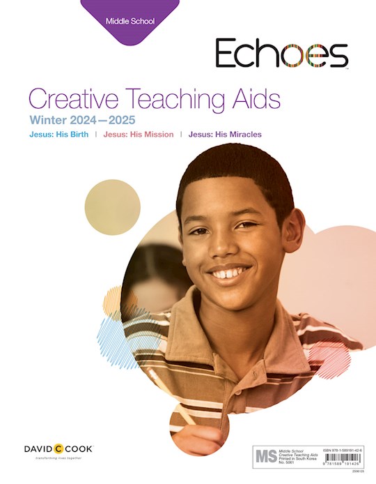 Echoes Winter 2020-2021: Middle School Creative Teaching Aids (#5061) | SHOPtheWORD