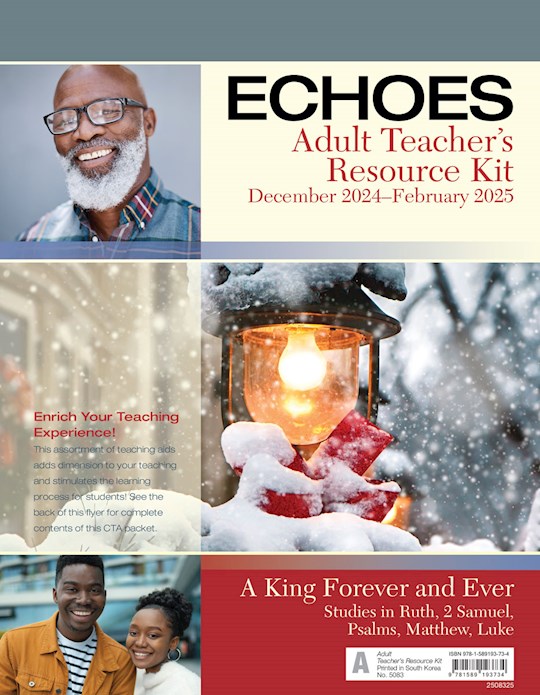 Echoes Winter 2020-2021: Adult Comprehensive Bible Study Teacher Resource Kit (#5083) | SHOPtheWORD