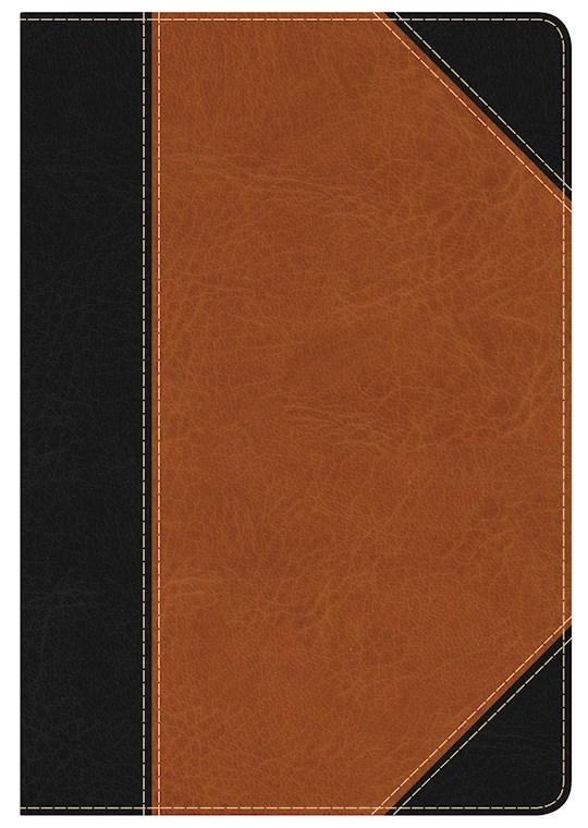 KJV Study Bible/Personal Size (Full-Color)-Black/Tan LeatherTouch | SHOPtheWORD