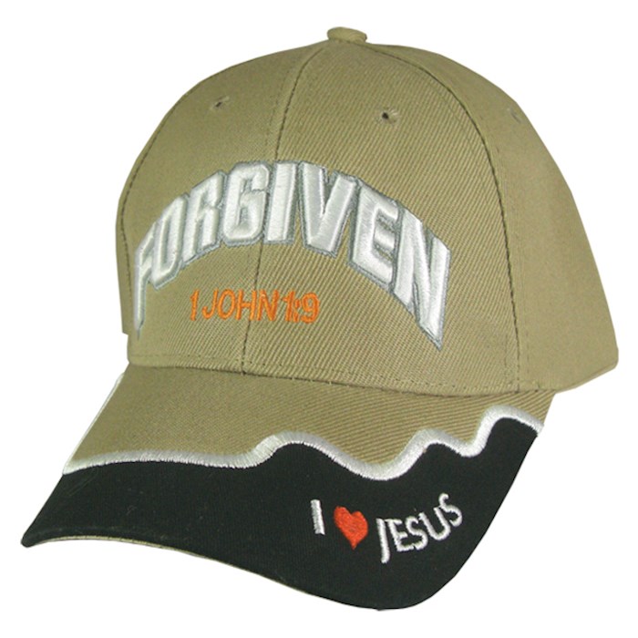 Cap-Forgiven-Tan/Black | SHOPtheWORD
