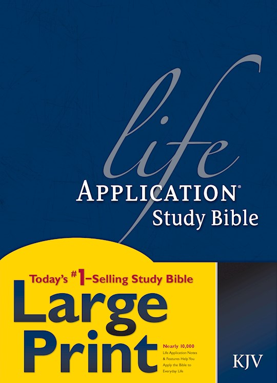 KJV Life Application Study Bible/Large Print-Hardcover | SHOPtheWORD