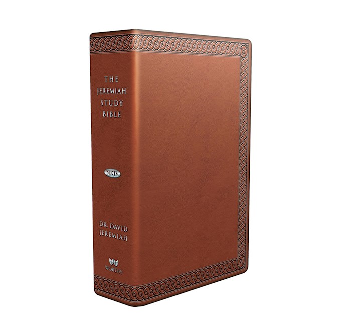 NKJV Jeremiah Study Bible-Brown Leatherluxe W/Burnished Edges | SHOPtheWORD