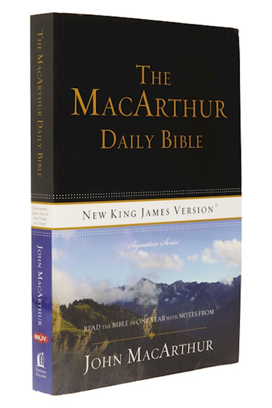 NKJV Macarthur Daily Bible (Revised)-Softcover | SHOPtheWORD