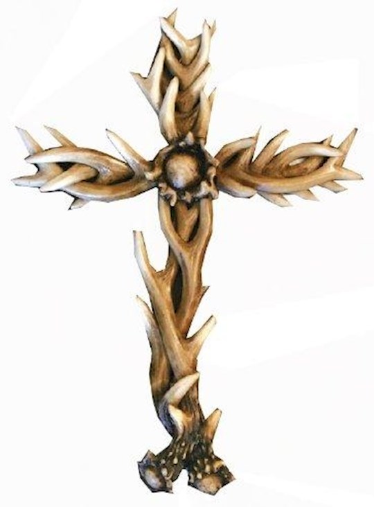 Wall Cross-Antler Lodge (7.5
