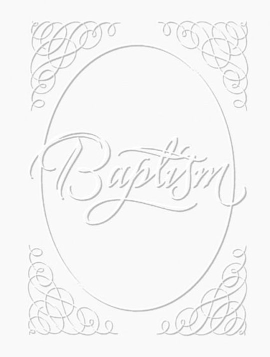 Certificate-Baptism (1 Corinthians 12:13) (Silver Foil Embossed, Premium Stock) (Pack Of 6) | SHOPtheWORD