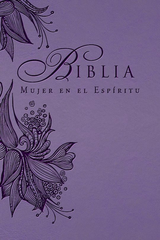 Span-RVR 1960 SpiritLed Woman Bible-Lavender LeatherLike (Biblia Mujer En El Espiritu) | SHOPtheWORD