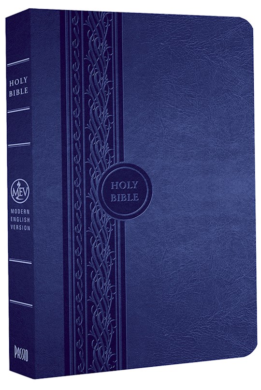 MEV Thinline Reference Bible-Blue LeatherLike | SHOPtheWORD