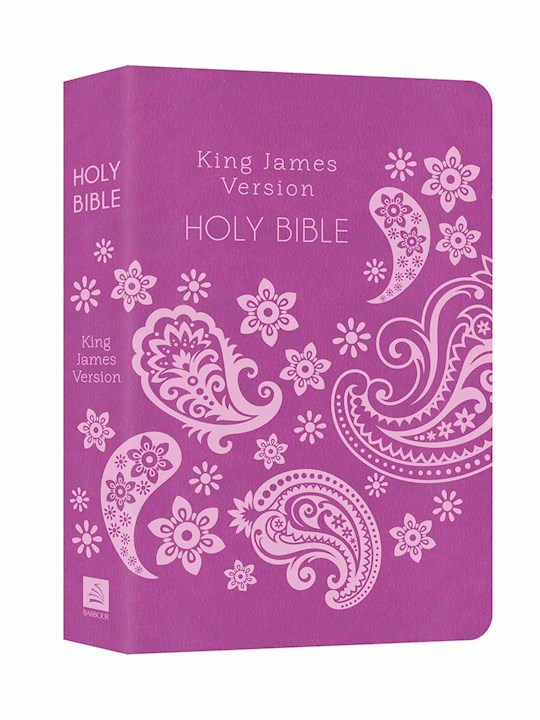 KJV Deluxe Gift & Award Bible-Purple DiCarta | SHOPtheWORD