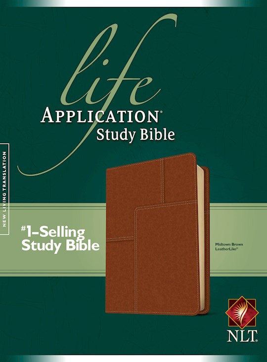 NLT Life Application Study Bible (Second Edition)-Midtown Brown LeatherLike | SHOPtheWORD