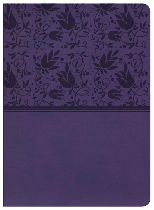 NKJV Holman Study Bible (Full Color)-Purple LeatherTouch | SHOPtheWORD