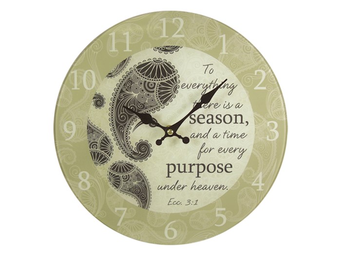 Clock-To Everything-Ecc 3:1 w/Glass Surface (11.75