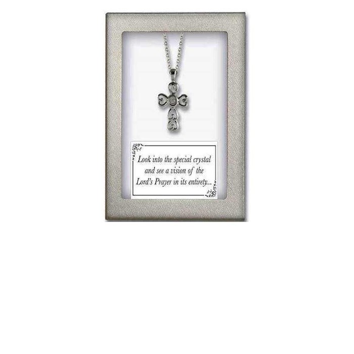 Pendant-Lord's Prayer Small Cross (13