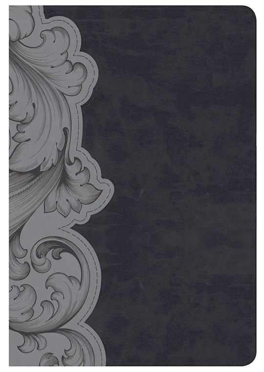 KJV Study Bible/Personal Size (Full-Color)-Smoke/Slate LeatherTouch | SHOPtheWORD