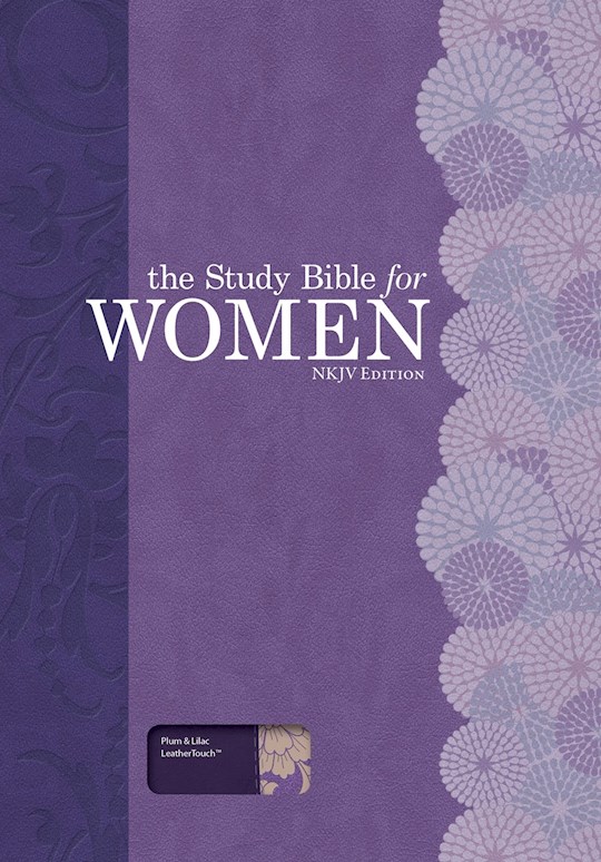 NKJV Study Bible For Women-Plum/Lilac LeatherTouch | SHOPtheWORD