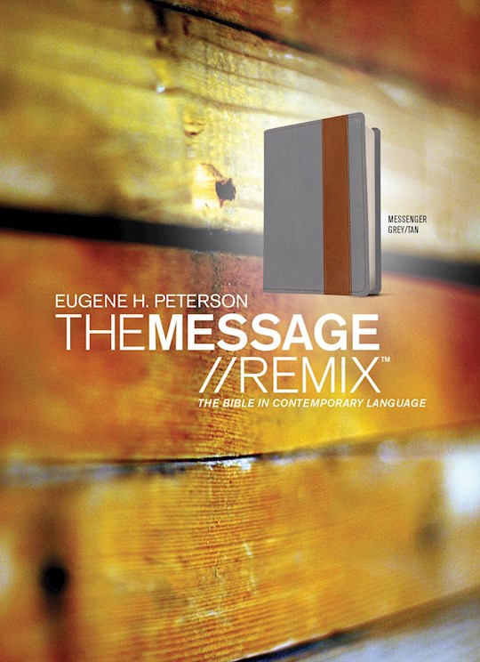 The Message Remix 2.0 (Numbered Edition) Grey/Tan Imitation Leather-Look | SHOPtheWORD