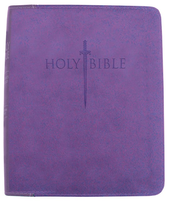 KJVER Thinline Bible/Personal Size-Purple Ultrasoft Indexed | SHOPtheWORD