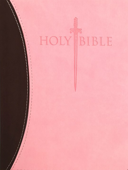KJVER Thinline Bible/Personal Size-Chocolate/Pink Ultrasoft Indexed | SHOPtheWORD