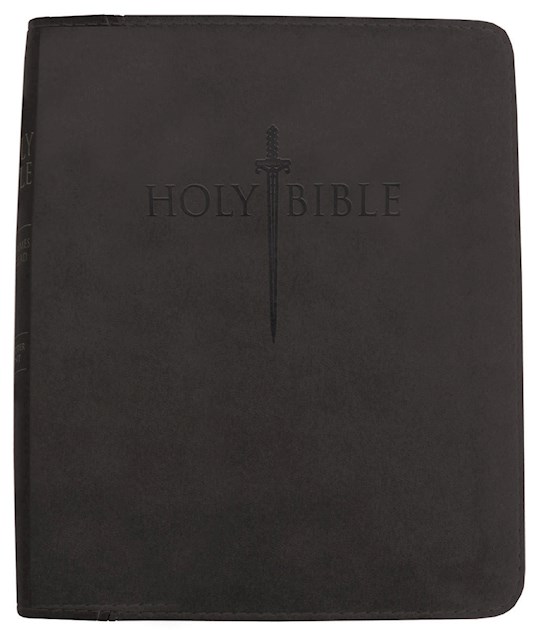 KJVER Thinline Bible/Large Print-Black Ultrasoft | SHOPtheWORD