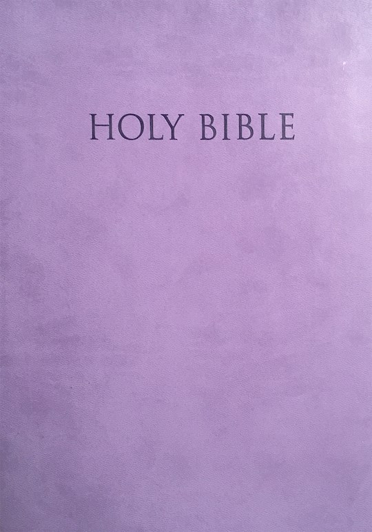 KJVER Thinline Bible/Large Print-Purple Ultrasoft | SHOPtheWORD
