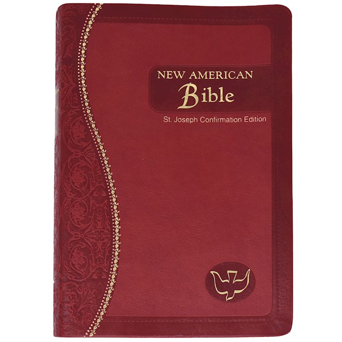NABRE St. Joseph Edition Confirmation Bible-Red Dura-Lux Imitation Leather | SHOPtheWORD