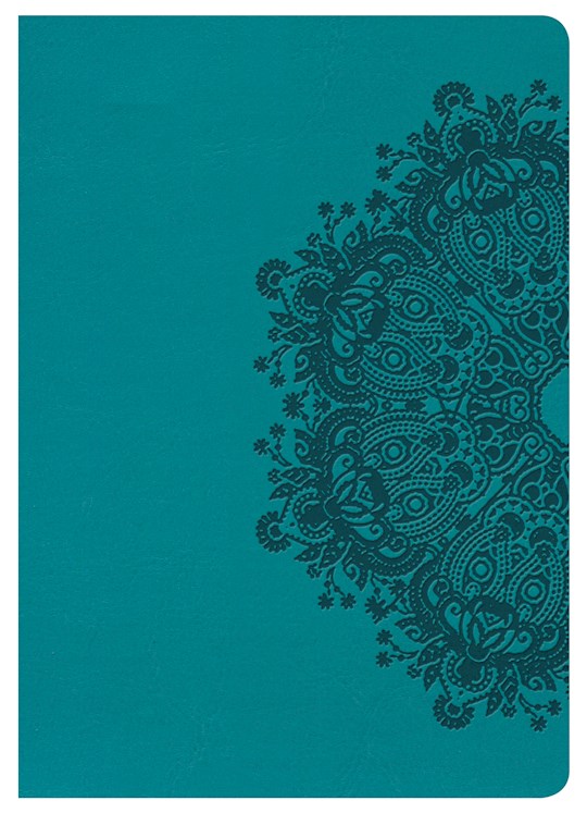 NKJV Large Print Compact Reference Bible-Teal LeatherTouch | SHOPtheWORD
