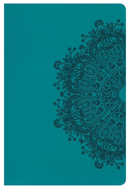 NKJV Large Print Personal Size Reference Bible-Teal LeatherTouch Indexed | SHOPtheWORD