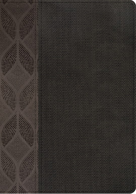 Span-RVR 1960 Compact Large Print Edition (Biblia Compacta Letra Grande)-Geometric/Gray LeatherTouch Indexed | SHOPtheWORD
