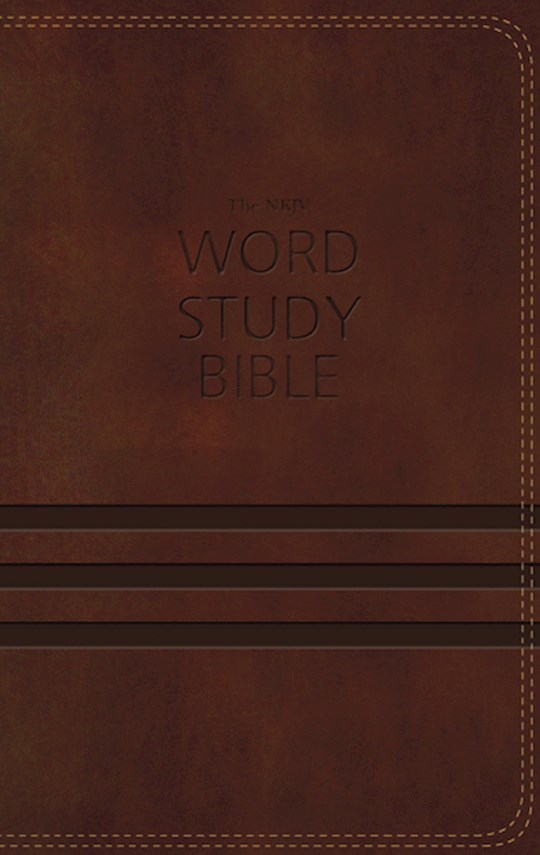 NKJV Word Study Bible-Brown LeatherSoft | SHOPtheWORD