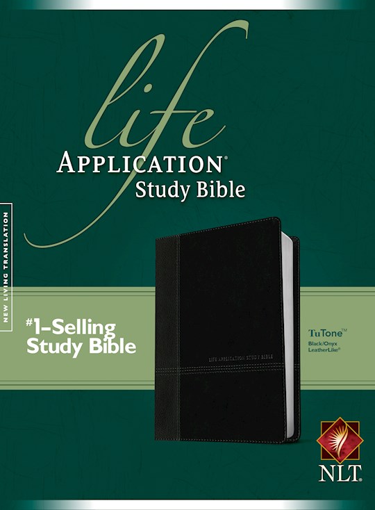 NLT Life Application Study Bible (Second Edition)-Black/Onyx TuTone | SHOPtheWORD
