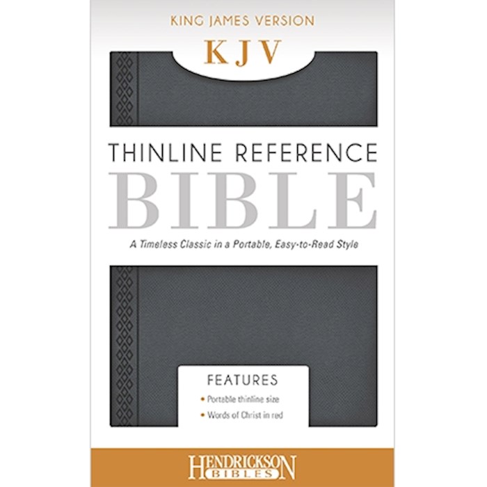 KJV Thinline Reference Bible-Steel Gray Flexisoft | SHOPtheWORD