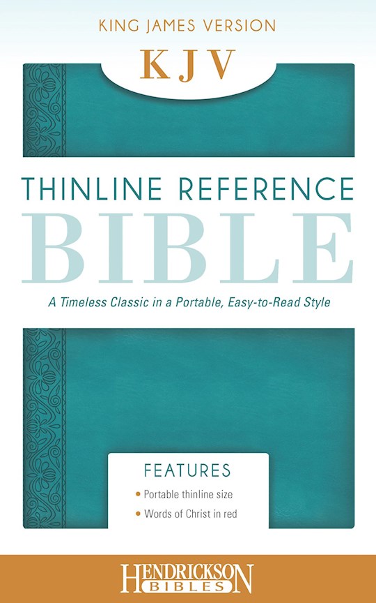 KJV Thinline Reference Bible-Aquamarine Flexisoft | SHOPtheWORD