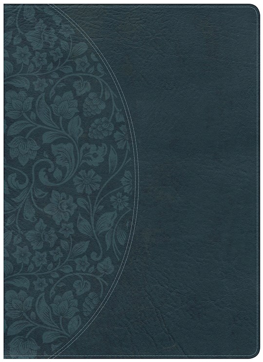 NKJV Holman Study Bible/Large Print (Full Color)-Dark Teal LeatherTouch | SHOPtheWORD