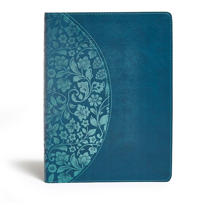 KJV Holman Study Bible/Large Print (Full Color)-Dark Teal LeatherTouch | SHOPtheWORD