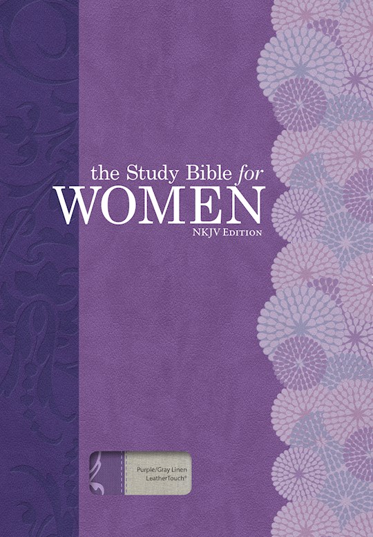 NKJV Study Bible For Women-Purple/Gray Linen Indexed | SHOPtheWORD