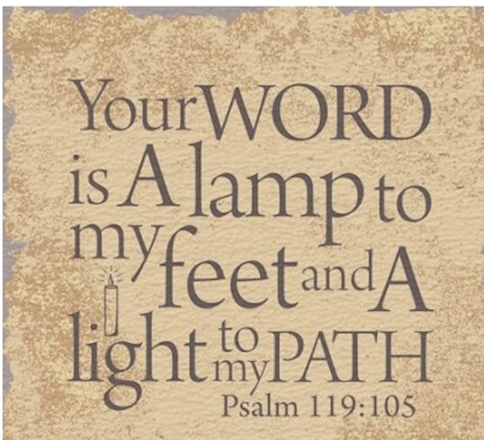 Plaque-I Believe-Psalm 119:105 (4