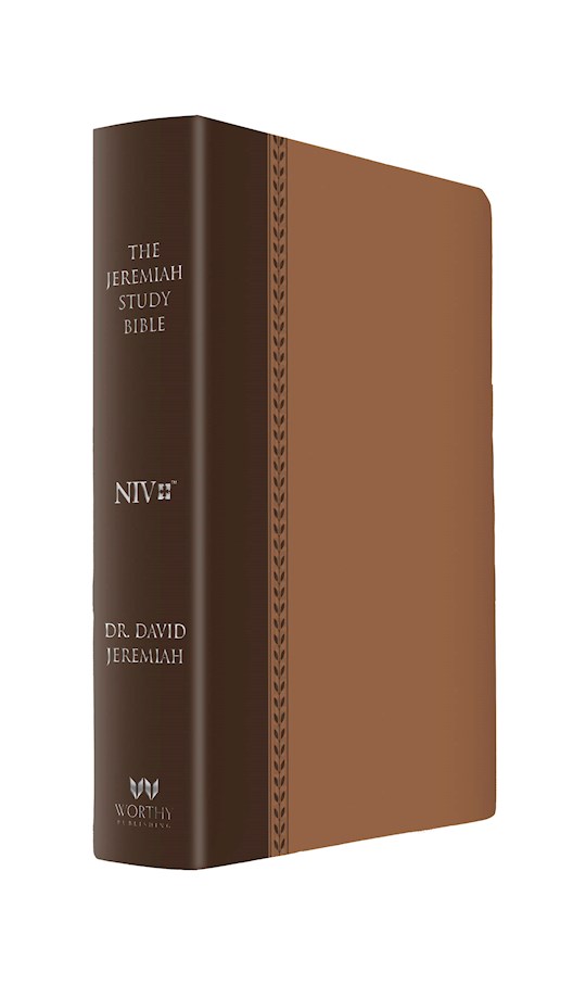 NIV Jeremiah Study Bible-Brown Leatherluxe | SHOPtheWORD