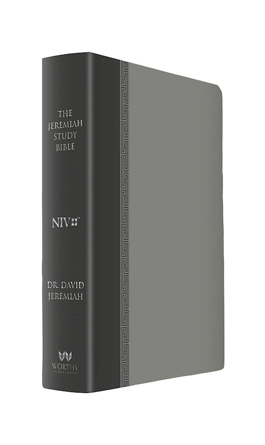 NIV Jeremiah Study Bible-Gray Leatherluxe (Not Available-Out Of Print) | SHOPtheWORD