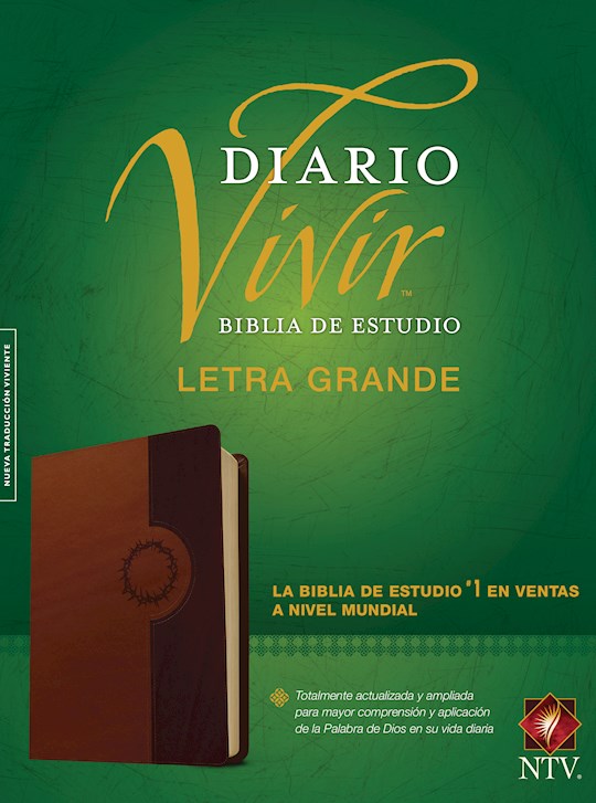 Span-NTV Life Application Study Bible/Large Print (Biblia De Estudio Del Diario Vivir)-Brown/Tan LeatherLike Indexed | SHOPtheWORD