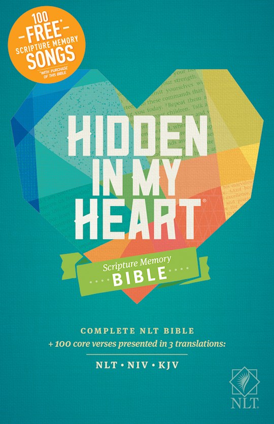 NLT Hidden In My Heart Scripture Memory Bible-Hardcover | SHOPtheWORD