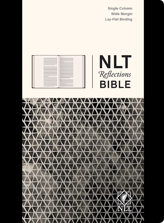 NLT Reflections Bible-Sketchbook Black-Hardcover | SHOPtheWORD