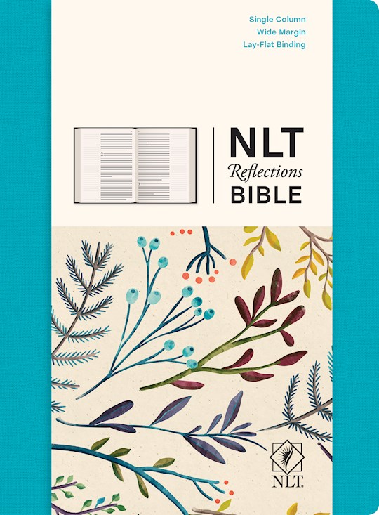 NLT Reflections Bible-Ocean Blue-Hardcover | SHOPtheWORD