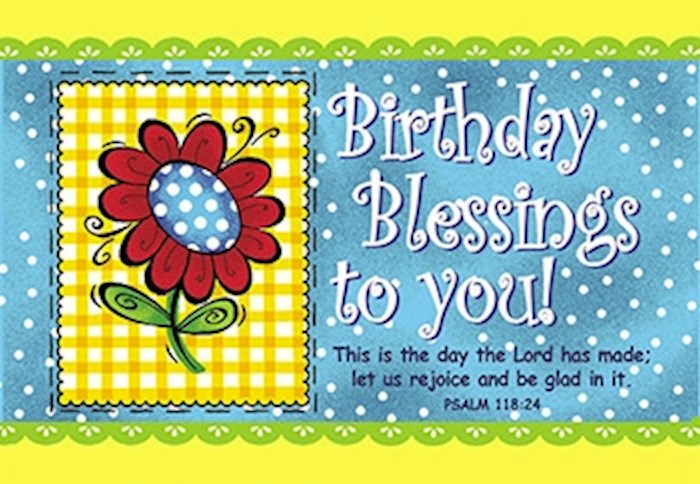 Cards-Pass It On-Birthday Blessings-Flower (3