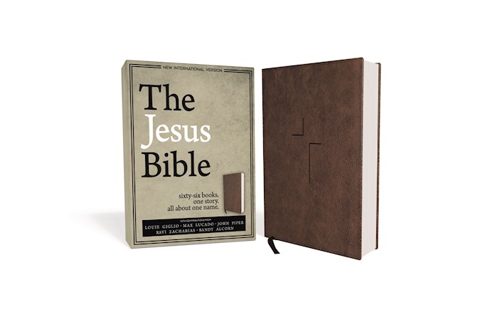 NIV The Jesus Bible-Brown Duo-Tone | SHOPtheWORD