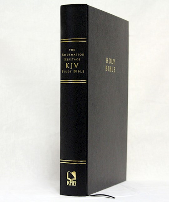 KJV Reformation Heritage Study Bible/Large Print-Black Hardcover | SHOPtheWORD