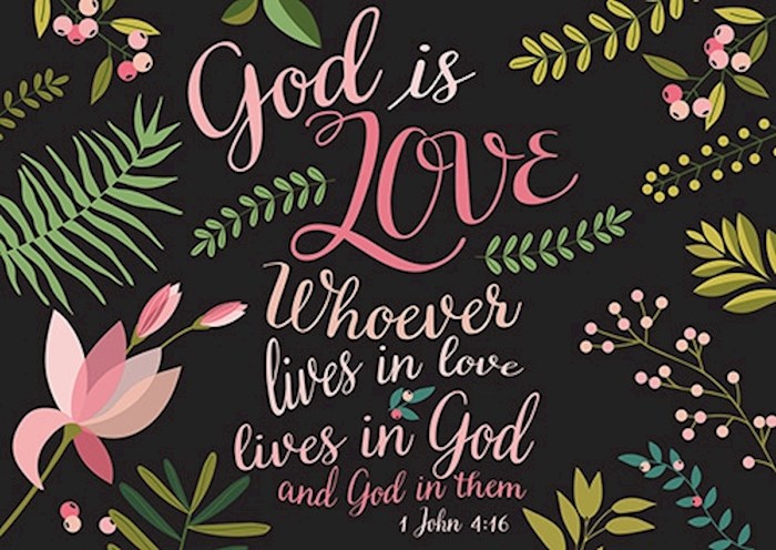 Postcard-God Is Love (6 x 4.25) (Pack Of 6) | SHOPtheWORD